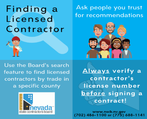 Finding a Licensed Contractor.